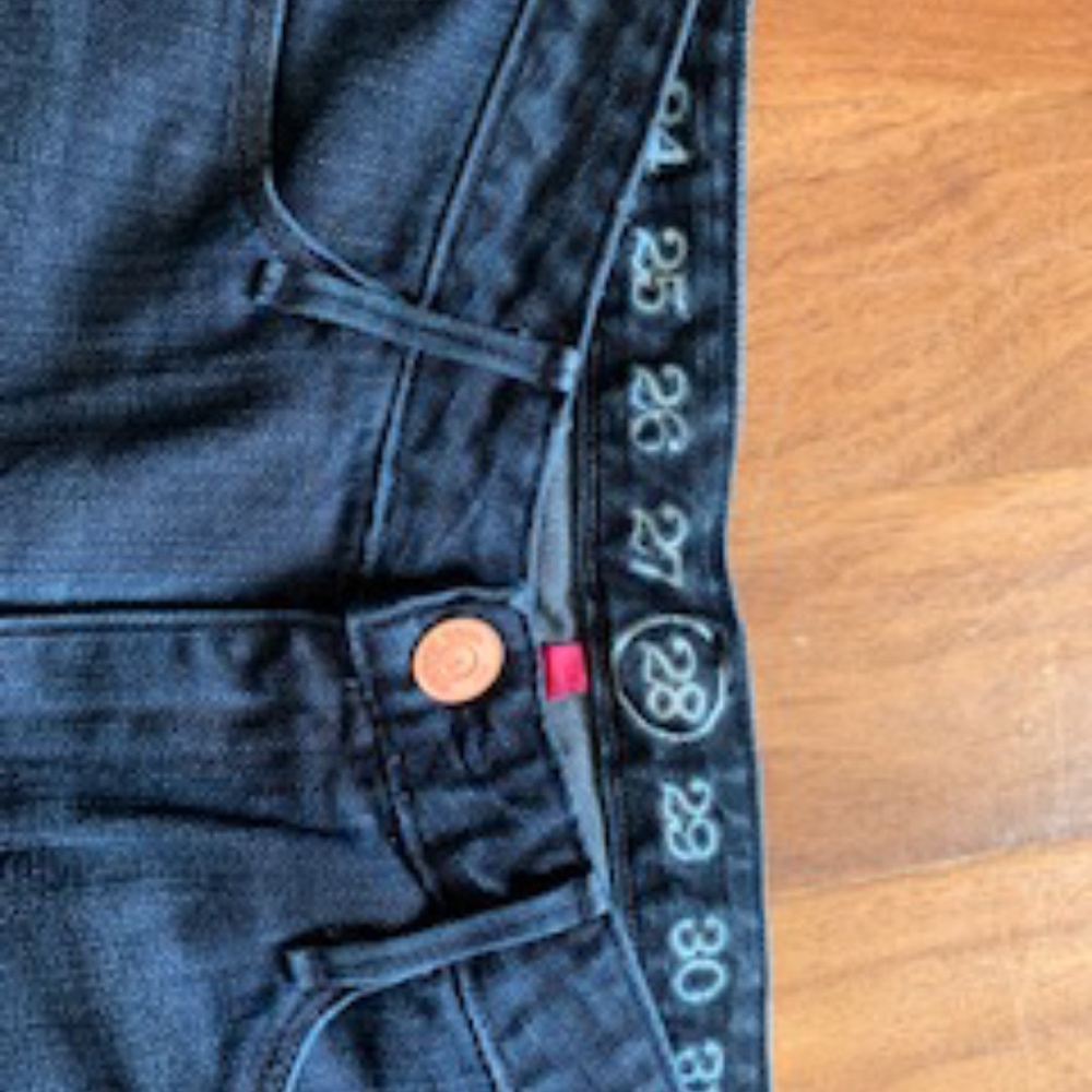 3 pairs of Earnest Sewn Women's Bootcut Jeans- (2 size 27, 1 size 28)